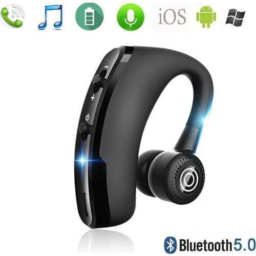V9 earphones Stereo music Handsfree Business Bluetooth Headphone With Mic Wireless Bluetooth Headset For Drive Noise Reduction