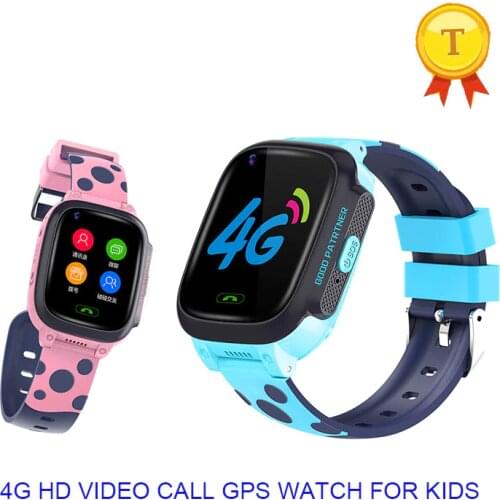 2019 New Arrival Kids 4G Touch screen GPS Watch Waterproof wifi sim Smart Watch for Kids sos calling with Camera GPS Tracker