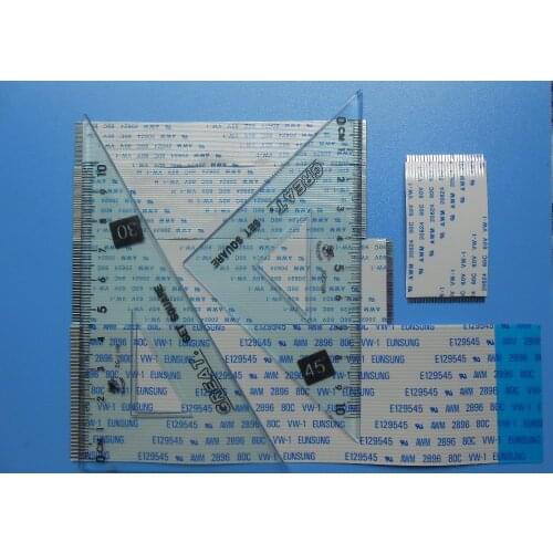 FFC cable 1.0 pitch-20pin-300mm-B opposite direction flexible flat cable ROHS customization is available