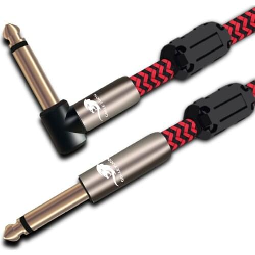 MONO 6.35mm to 6.35mm Cable for Electronic Keyboard Guitar Cable TS Jack 1/4" Male to Male Instrument Cable Hifi 1M 2M 3M 5M 8M