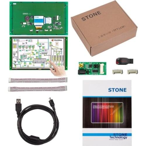 STONE 10.1 Inch HMI TFT Display Module with Program + Controller + UART Serial Inferface For Industrial Control