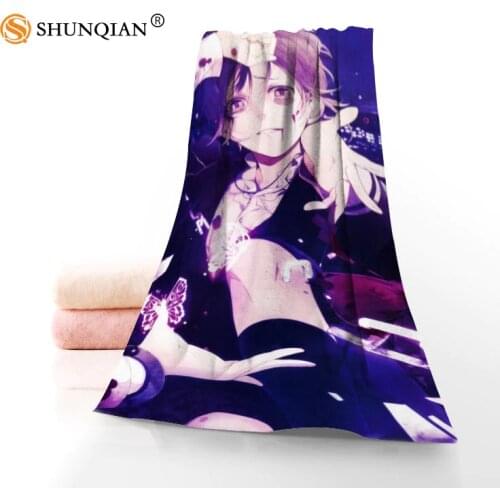 New Custom DIABOLIK LOVERS Towel Printed Cotton Face/Bath Towels Microfiber Fabric For Kids Men Women Shower Towels