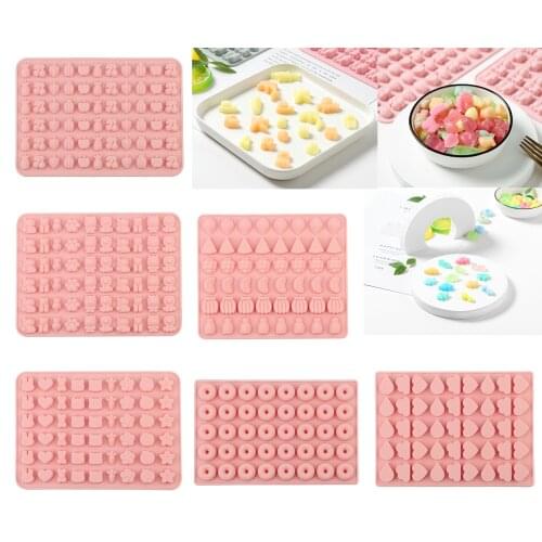 NEW Silicone Candy Mold Fondant Molds Food Grade Silicone Kitchen Set for Fudge Jelly Resin Candy Chocolate Ice DIY Baking Tools