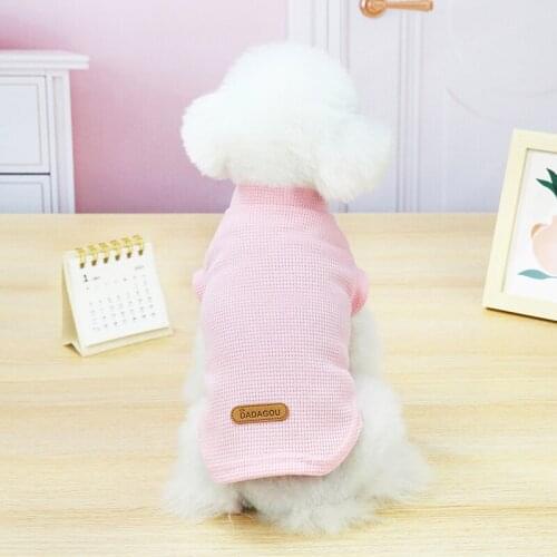 Pet Clothing spring and summer dog cat Clothes sweater cute Teddy T-shirt vest soft breathable casual fashion Chihuahua clothes