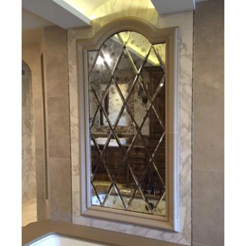 Luxury Beveled Mirror tiles decoration,glass art mirror,mosaic