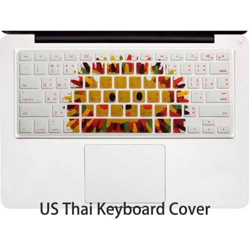 Thai Thailand Silicone keyboard cover for Apple macbook Air Pro Retina 13 15 17 Protective skin for mac book laptop Skin Film