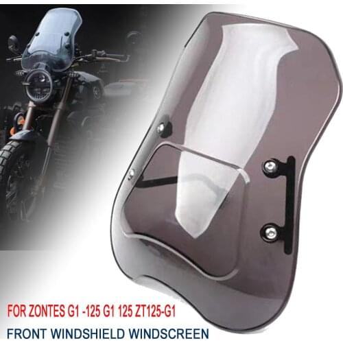Motorcycle Windscreen Windshield Covers Screen For Zontes G1 -125 ZT125-G1 125-G1 Motorbikes Deflector