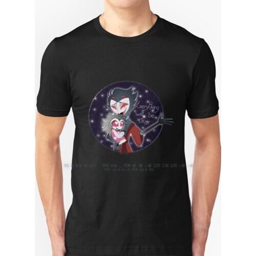 Everything Will Be Okay T Shirt 100% Pure Cotton Helluvaboss Helluva Stolas Octavia Owl Star