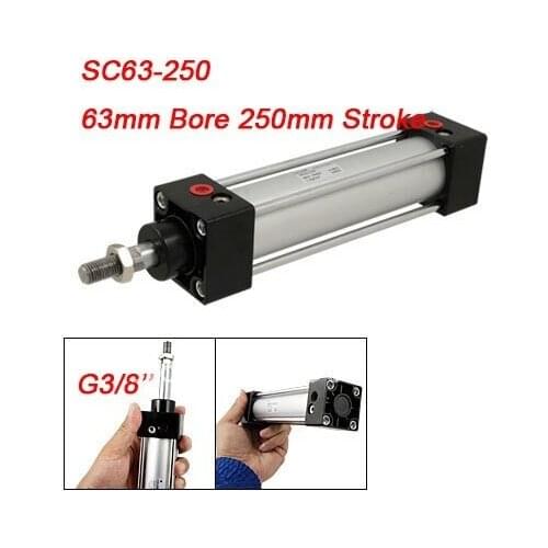 High Quality Aitac standard SC series SC63X250 Round Pneumatic Cylinder 63mm Bore 250mm Stroke