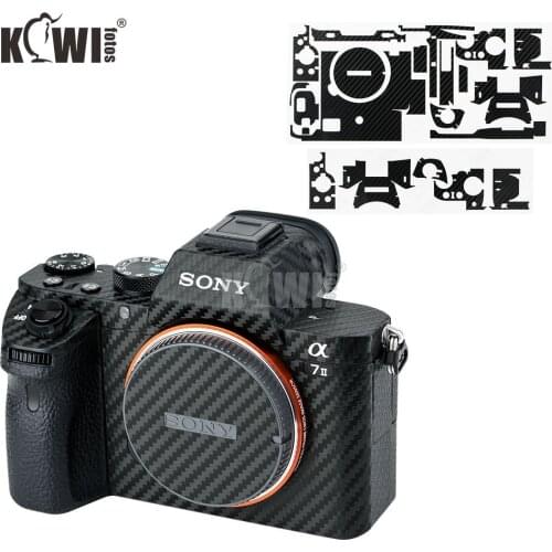 Carbon Fiber Anti-Scratch Skin Protective Film For Sony A7M2 A7SM2 A7RM2 A7 II A7S II A7R II A7II A7SII A7RII Camera 3M Sticker