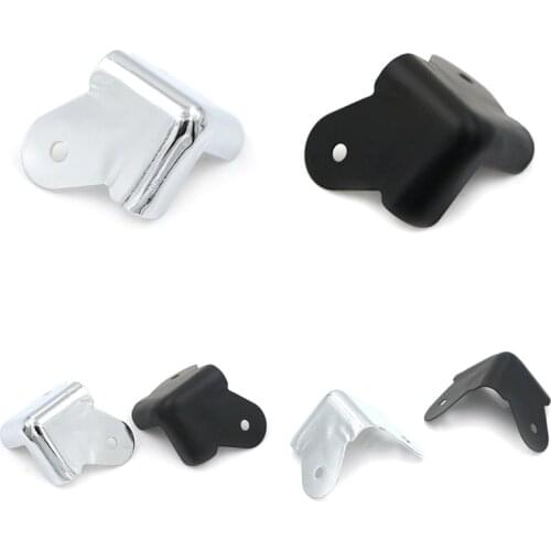 1set Guitar Protector Iron Black CabinetAmplifier Stage Speaker Corner Protector