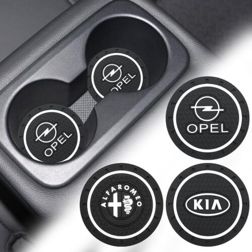 1/2PCS Car Cup Holder Non-slip Mat Interior Decoration Car Styling Accessories For Renault Duster Megane 2 Logan Megane 3 Clio