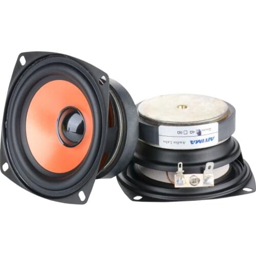 AIYIMA 2PC 3.5Inch Hifi Full Range Stereo Speaker Driver 4Ohm 20W Audio Sound Music Loudspeaker For Home Theater