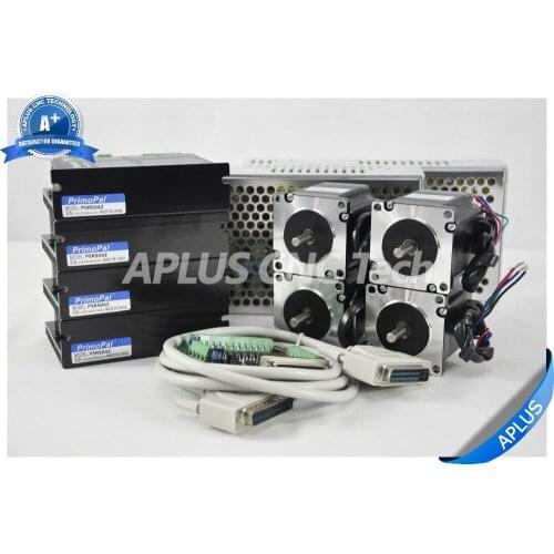 4-Axis NEMA 23 Stepper Motor 212oz-in & Driver PSR5042 & 36V Power Supply Kit