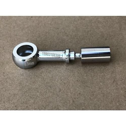 An3 3an 10mm hole iron material split crimp brake banjo fittings for brake hose