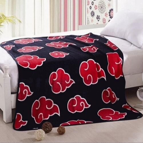 150*120CM Red Cloud Anime Blanket Plush Velvet Warm Decoration Soft Bed Home Throw Sofa Blankets Kid Adult Gifts