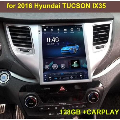 128GB Rom Car Multimedia Video Player For Hyundai Tucson 2016 2017 Tesla Screen Radio Navigation GPS 2din Android 10 Head Unit