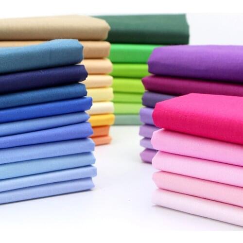 Free Shipping 160cm X 50cm Solid Color Fabric Twill Pure Cotton cloth, Can Make Bedding Lining Baby Cloth Fabric 200g/m