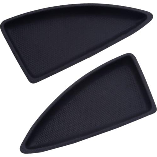 2pcs Car Front Door Switch Bezel Cap Bolt Cover Bezel Black 23451118 23451120 Fit for Chevrolet Malibu 2016 2017 2018