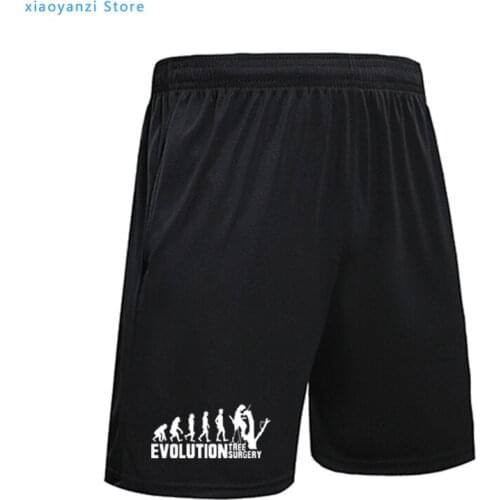 Summer running shorts Fashion Hot EVOLUTION TREE SURGERY ARBORIST Tree Surgeon Dad Husband Bro Funny Gift Birthday short pants