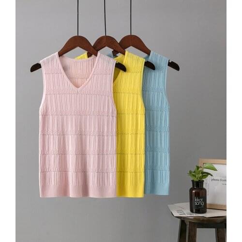 SINGREINY Women Knitted Tank Tops Korean Fashion V Neck Sleeveless Y2K Top Summer Sexy Off Shoulder Elastic Slim Streetwear Vest