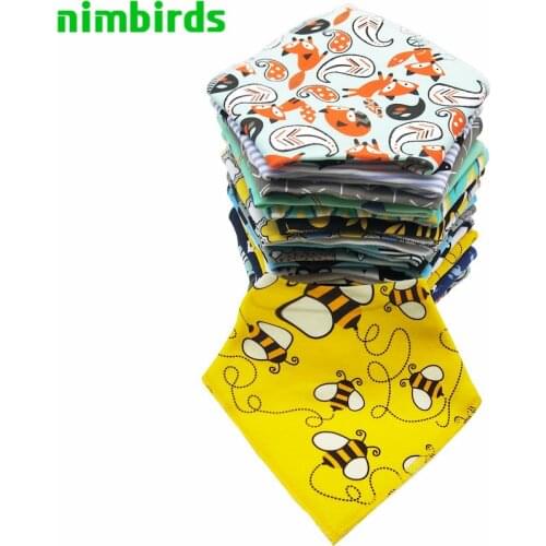Reusable 100% Organic Cotton Boys Girls Burp Cloths Burp Triangle Bib Race Bandana Drool Bibs Toddler Scarf Infant Baby Bibs