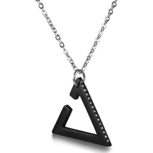 Fashion Metal Titanium Steel Necklace Collar Women Trendy Elegant Romantic Pendants Chains Jewelry