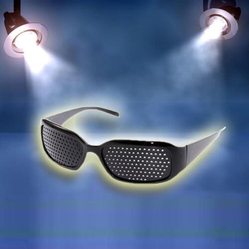 Outdoor Sunglasses Anti Fatigue Goggles Small Hole Myopia Eyesight Prevention Spectacles Protective Eyeglasses Glasses Corr A2W9