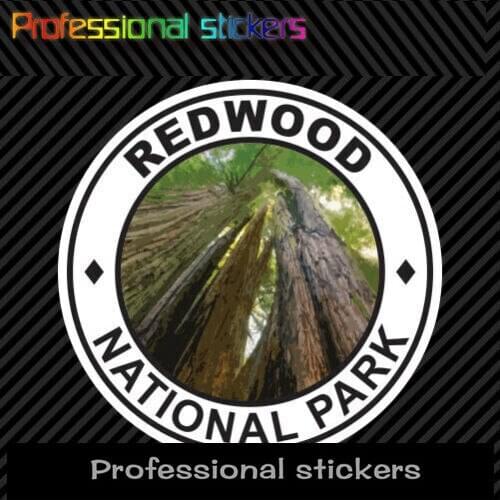 Redwood National Park Sticker Die Cut Vinyl Camp Travel Rv California Ca PVC Waterproof Stickers