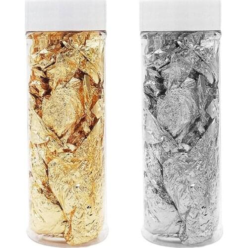 Edible Grade Genuine Gold Leaf Schabin Flakes 24K Gold Decorative Dishes Chef Art Cake Decorating Tools