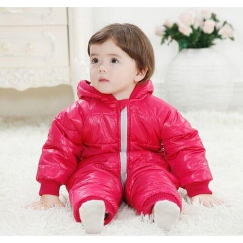 New 2015,baby warm winter romper,kids clothes set,newborn baby girl boy winter overall outwear clothes,baby bodysuit