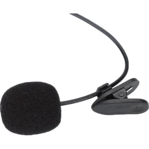 MINI Clip-on Lapel Lavalier Microphone 3.5mm Jack Plug Mic Stereo Mini Wired External Microphone For PC Auto Car DVD Radio NEW