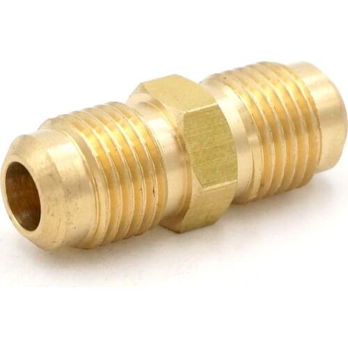 Fit Tube OD 5/16" Straight Brass SAE 45 Degree Pipe Fitting Adapters Connectors 229PSI
