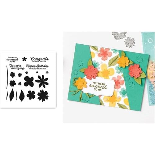 Clear Stamps And Metal Cutting Dies 2021 For Embossing Folders For Card Making New Cutting Dies for 2021