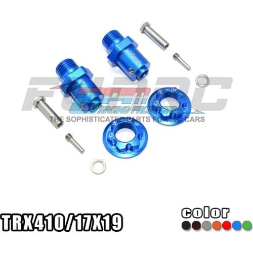 RC Car Parts TRX-4 T4 Upgrade Modified Accessories Alloy 17MM Hex Adapters Front Rear Set TRX410/17X19 1/10 TRX4 Crawler TRAXXAS