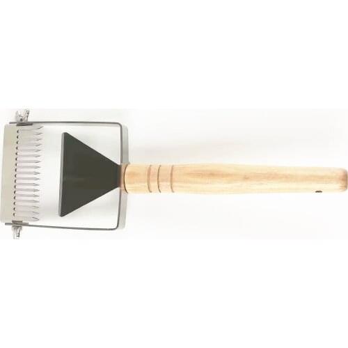 Cutter Honey Scraper Bee Shovel Comb Uncapping Fork Beekeeping ToolsWooden Handle Needle Honey Knife Sparse Shovel