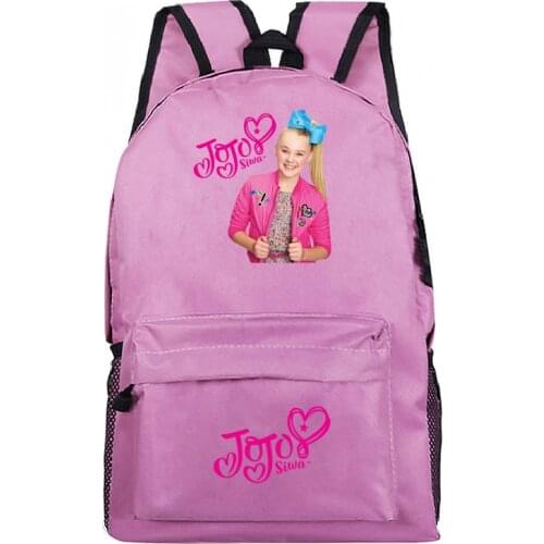 Jojo Siwa Backpack Fashion School Bags for Teenage Girls Boys Men Women Daily Laptop Backpack Casual Travel Bags