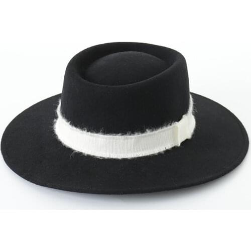 Fibonacci Hats For Women Men Fedoras Wool Felt Pork Pie Hats Pink Winter Wide Brim Fedora Hat Casual Chapeu Ladies Trilby Cap