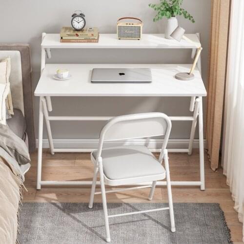 Foldable Desk Simple Writing Desk Computer Desk Student Desk Simple Home Bed Bedroom Study Small Desk Office Desk Modern Desk