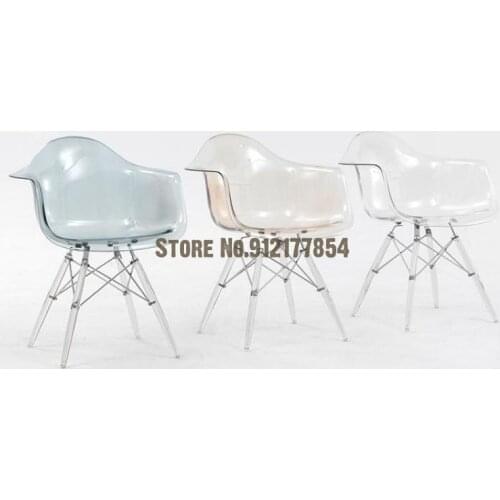 Net Red Dining Chair Home Ins Net Red Transparent Back Chair Desk Chair Simple Modern Makeup Stool