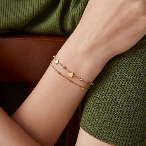 UUEING Golden Bracelets