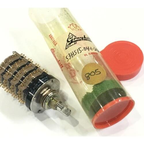 [VK] GRAYHILL 53HS15-04-1-24N-C 4 knife 4 layer 24 line 360 degree rotating band switch