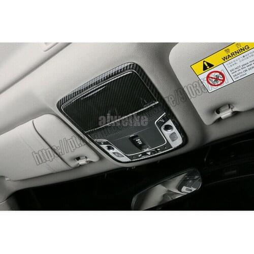 For Honda CRV CR-V 2017 2018 2019 2020 2021 3PCS Inner Carbon fiber Reading Light Lamp Cover Frame Trim