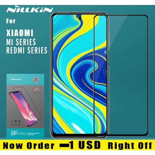 Nillkin for Xiaomi Redmi Note 9S 9 Pro Max 8T 8 7 Pro K30 Mi 9 9T Pro SE Lite A3 Tempered Glass 2.5D Full Cover Screen Protector