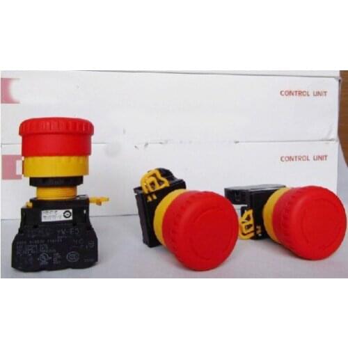 1pcs Emergency Stop Push Button Switch YW1B-V4E01R 22mm 1NC