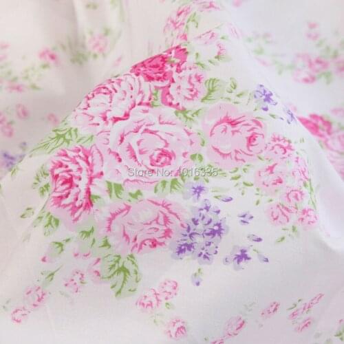 160CM Width Big Floral 100% cotton fabric patchwork handmade fabric meters wholesale