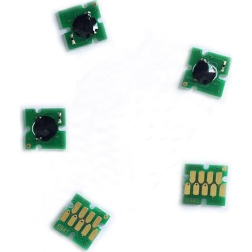5sets/Lot One time Chip for Epson Surecolor T3200 T5200 T7200 Cartridge CIS CISS