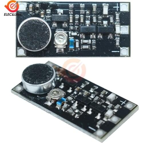 88-115MHz Mini FM Wireless Microphone Surveillance Frequency Transmitter Module Board For Arduino Adjustable Capacitor DC 2V-9V