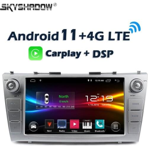 6GB+128GB Carplay DSP IPS Android 10.0 4G LTE Car DVD Player GPS WIFI Bluetooth Radio For Toyota Camry 2007 2008 2009 2010 2011