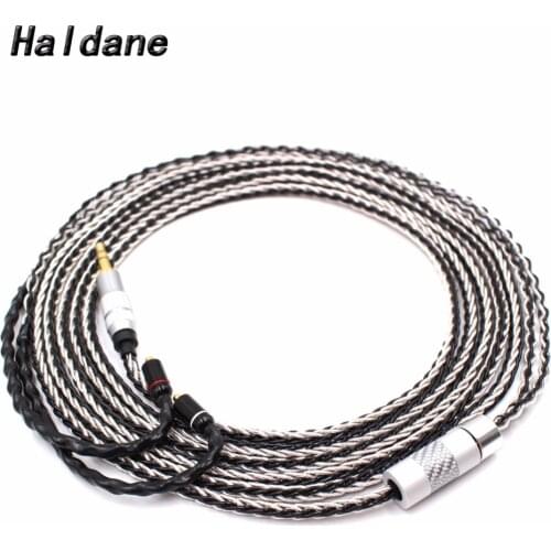Free Shipping Haldane 1.2m 8 Cores Audio Upgrade Cable compatible withSE215 SE535 SE846 SE425 ue900 Headphones